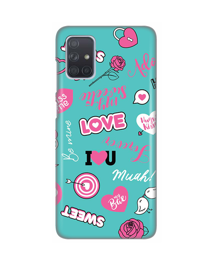 Torbica Silikonska Print za Samsung A715F Galaxy A71 Love