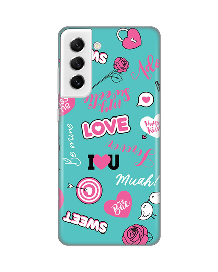Torbica Silikonska Print za Samsung G990 Galaxy S21 FE Love