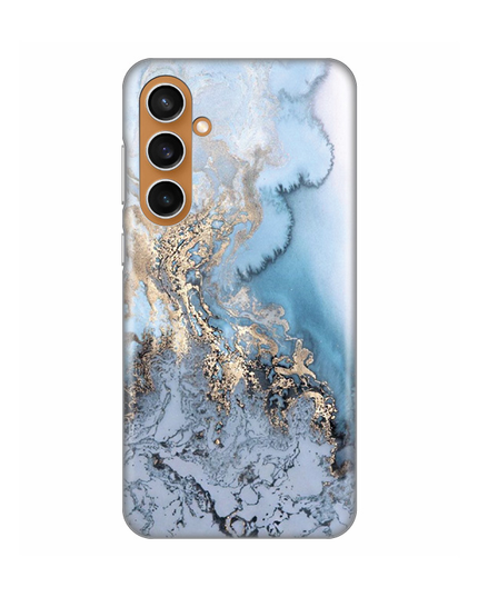 Torbica Silikonska Print za Samsung S711U Galaxy S23 FE Blue Gold Marble