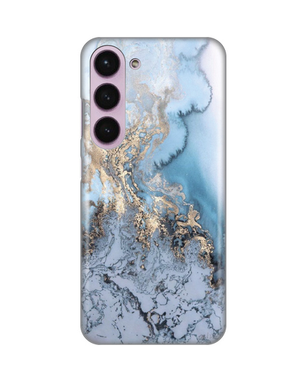 Torbica Silikonska Print za Samsung S916B Galaxy S23 Plus Blue Gold Marble