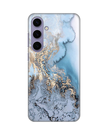 Torbica Silikonska Print za Samsung S926B Galaxy S24 Plus Blue Gold Marble