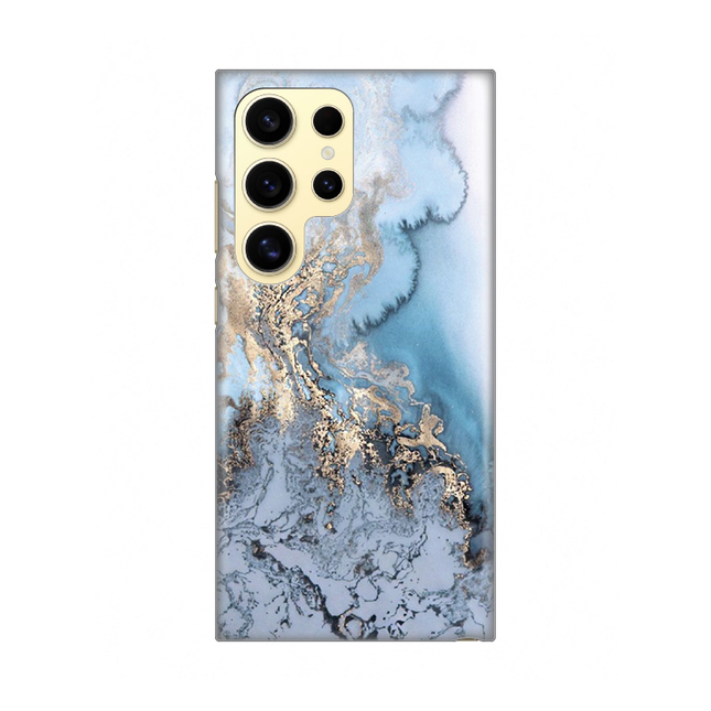 Torbica Silikonska Print za Samsung S928B Galaxy S24 Ultra Blue Gold Marble