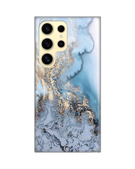 Torbica Silikonska Print za Samsung S928B Galaxy S24 Ultra Blue Gold Marble