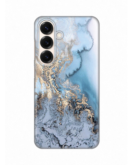 Torbica Silikonska Print za Samsung S931B Galaxy S25 Blue Gold Marble