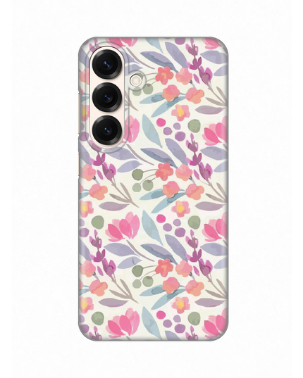 Torbica Silikonska Print za Samsung S931B Galaxy S25 Watercolor Flowers