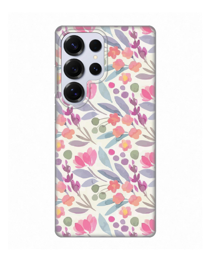 Torbica Silikonska Print za Samsung S938B Galaxy S25 Ultra Watercolor Flowers