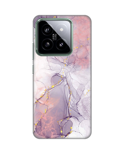 Torbica Silikonska Print za Xiaomi 14 Pink Marble
