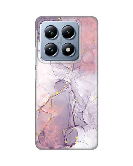 Torbica Silikonska Print za Xiaomi 14T Pro Pink Marble