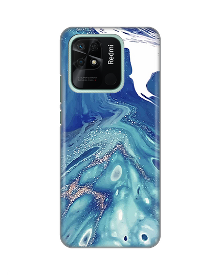 Torbica Silikonska Print za Xiaomi Redmi 10C Blue Marble