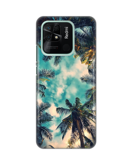 Torbica Silikonska Print za Xiaomi Redmi 10C Palm Tree