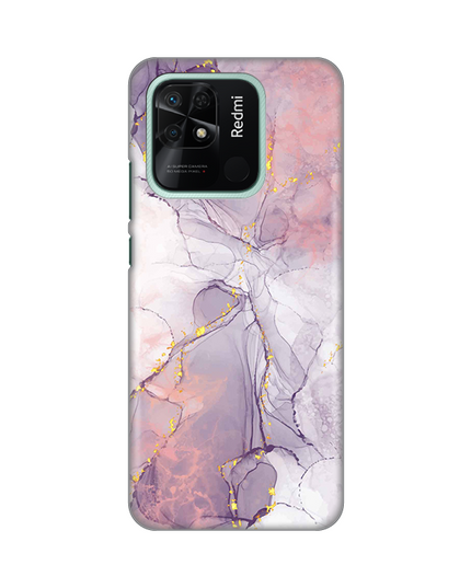 Torbica Silikonska Print za Xiaomi Redmi 10C Pink Marble