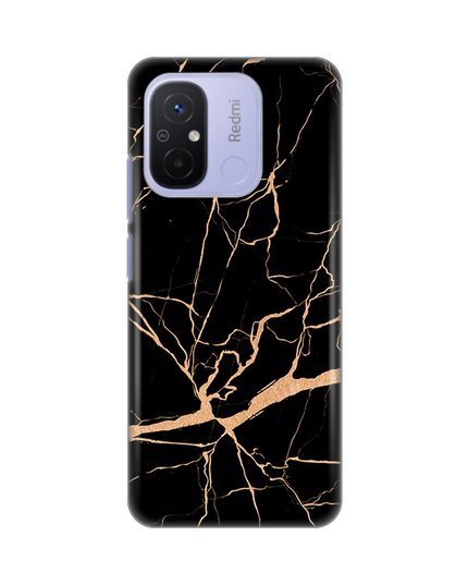 Torbica Silikonska Print za Xiaomi Redmi 12C All Black