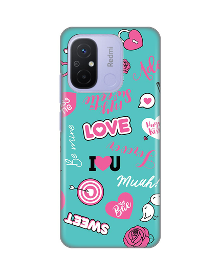 Torbica Silikonska Print za Xiaomi Redmi 12C Love