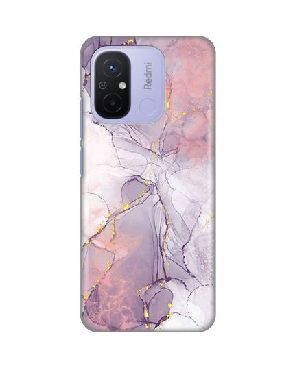 Torbica Silikonska Print za Xiaomi Redmi 12C Pink Marble