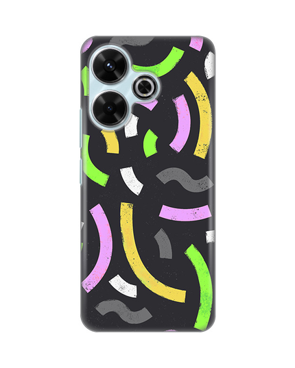 Torbica Silikonska Print za Xiaomi Redmi 13 Happy Lines gray