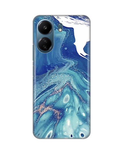 Torbica Silikonska Print za Xiaomi Redmi 13C Blue Marble