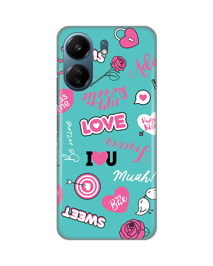 Torbica Silikonska Print za Xiaomi Redmi 13C Love