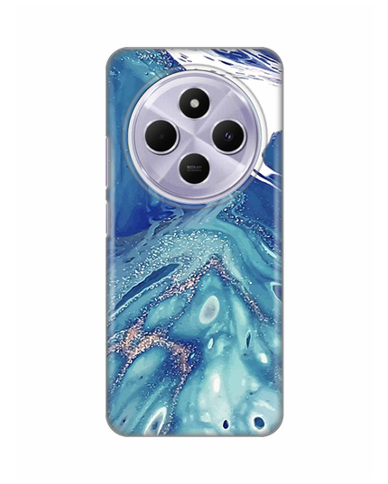 Torbica Silikonska Print za Xiaomi Redmi 14C/Redmi A4  Blue Marble
