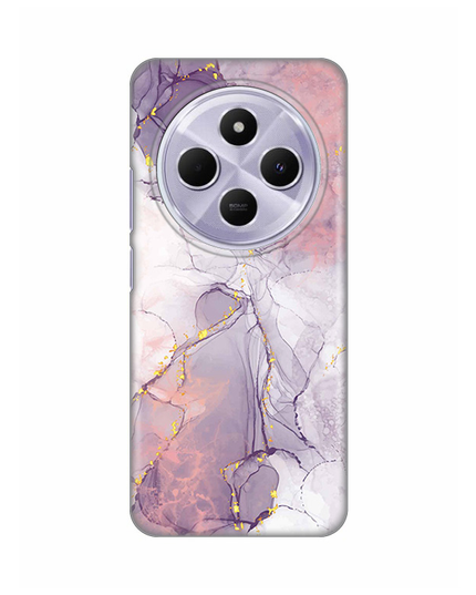 Torbica Silikonska Print za Xiaomi Redmi 14C/Redmi A4 Pink Marble
