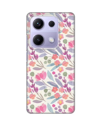 Torbica Silikonska Print za Xiaomi Redmi 14s Watercolor Flowers