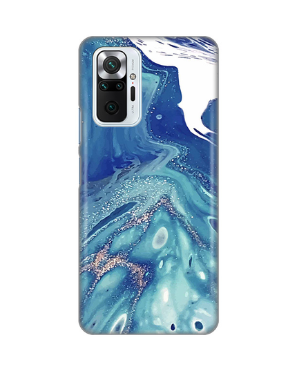 Torbica Silikonska Print za Xiaomi Redmi Note 10 Pro/10 Pro Max Blue Marble