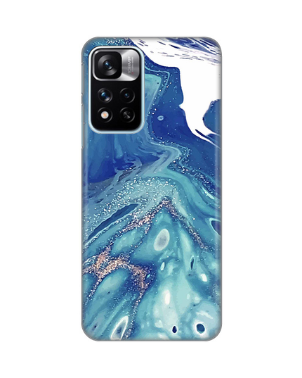 Torbica Silikonska Print za Xiaomi Redmi Note 11 Pro Plus/Poco X4 NFC Blue Marble