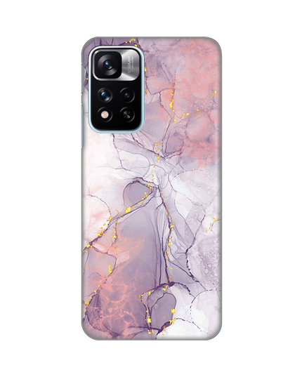 Torbica Silikonska Print za Xiaomi Redmi Note 11 Pro Plus/Poco X4 NFC Pink Marble