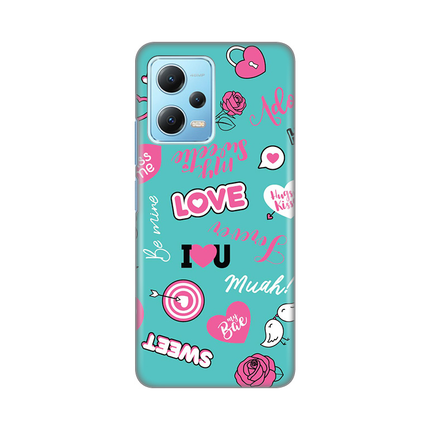 Torbica Silikonska Print za Xiaomi Redmi Note 12 5G (EU) Love