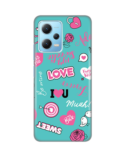 Torbica Silikonska Print za Xiaomi Redmi Note 12 5G (EU) Love