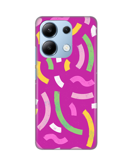 Torbica Silikonska Print za Xiaomi Redmi Note 13 4G (EU) Happy Lines