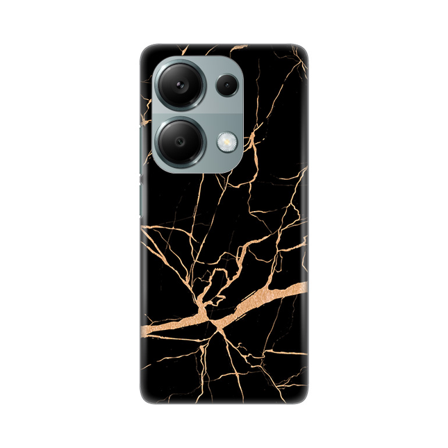 Torbica Silikonska Print za Xiaomi Redmi Note 13 Pro 4G All Black