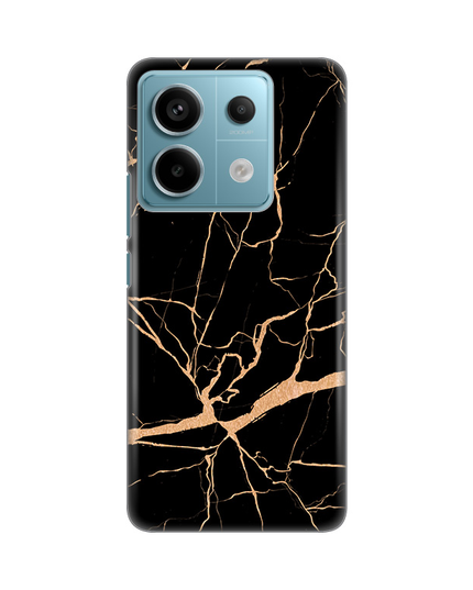 Torbica Silikonska Print za Xiaomi Redmi Note 13 Pro 5G All Black