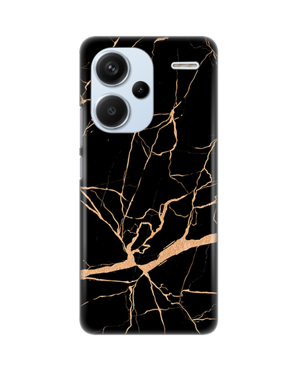 Torbica Silikonska Print za Xiaomi Redmi Note 13 Pro Plus All Black