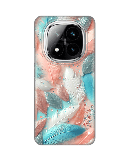 Torbica Silikonska Print za Xiaomi Redmi Note 14 Pro Plus (EU) Pastel Feathers