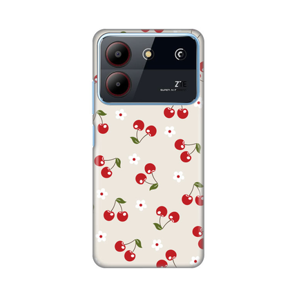 Torbica Silikonska Print za ZTE Blade A54 Cherry and Flowers