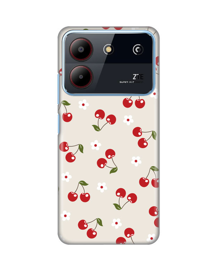 Torbica Silikonska Print za ZTE Blade A54 Cherry and Flowers