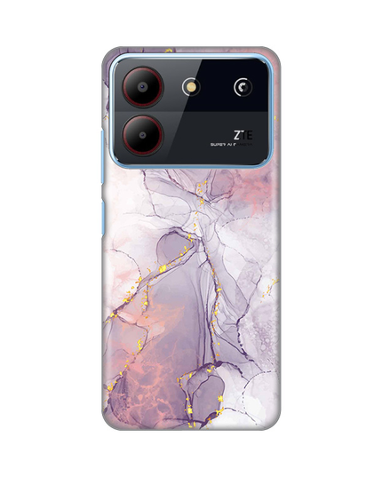 Torbica Silikonska Print za ZTE Blade A54 Pink Marble