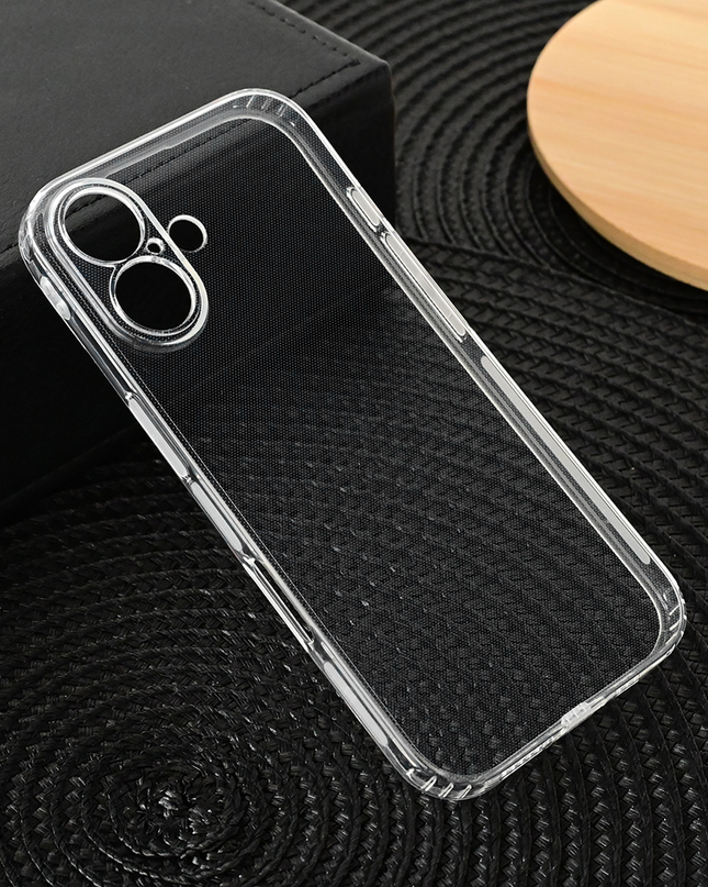 Torbica silikonska Ultra Thin with pluggy za iPhone 16 6.1