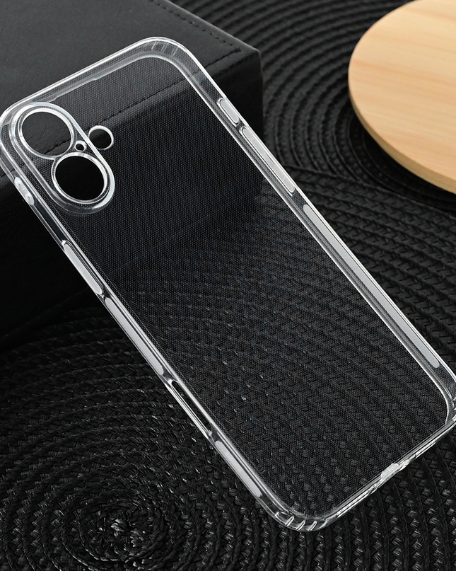 Torbica silikonska Ultra Thin with pluggy za iPhone 16 Plus 6.7