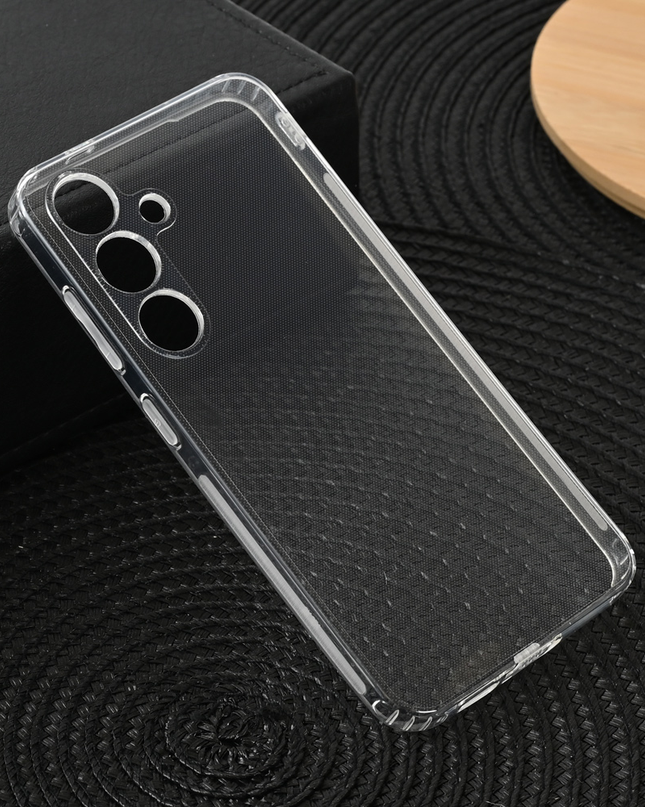 Torbica silikonska Ultra Thin with pluggy za Samsung S921B Galaxy S24 transparent