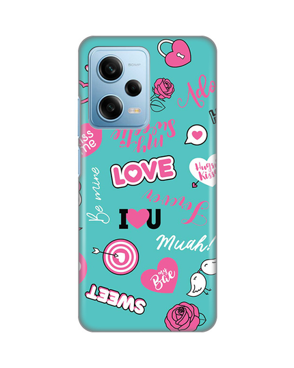 Torbica Silikonska Print za Xiaomi Redmi Note 12 Pro 5G (EU) Love