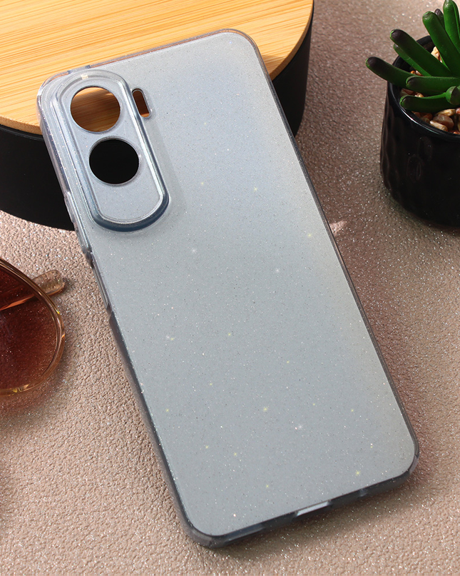 Torbica Sparkle Dust za Honor 90 Lite srebrna