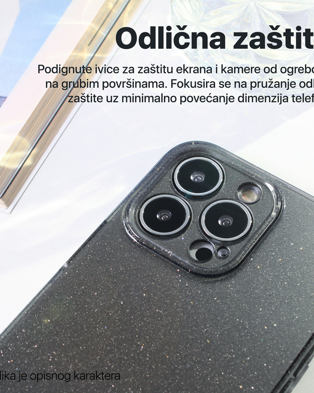Torbica Sparkle Dust za iPhone 11 6.1 bela