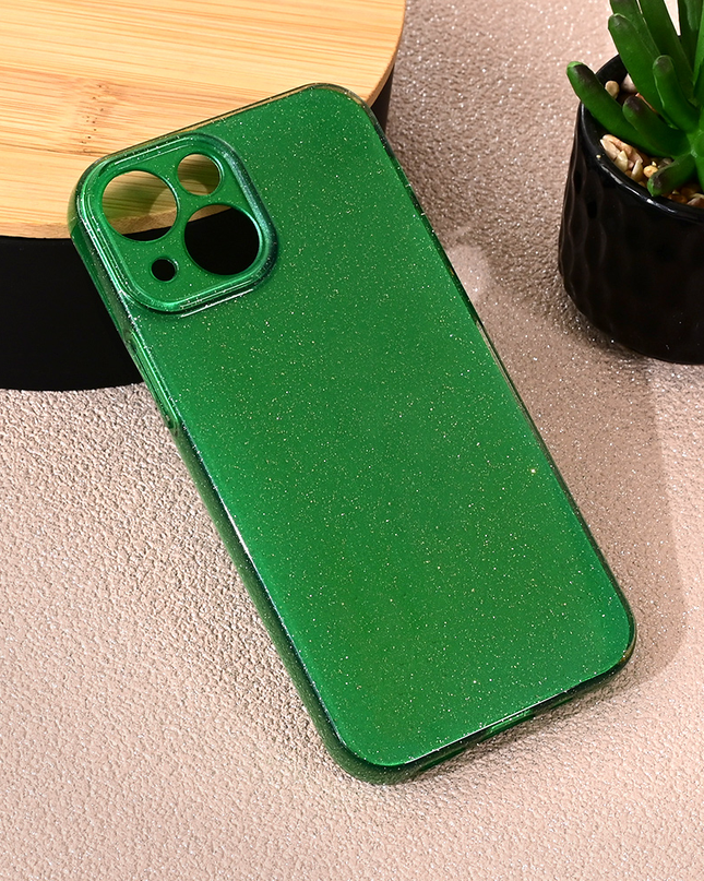 Maska Sparkle Dust za iPhone 13 Mini 5.4 - Zelena