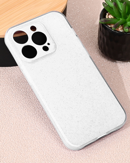 Torbica Sparkle Dust za iPhone 15 Pro 6.1 bela