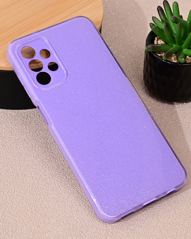 Torbica Sparkle Dust za Samsung A135F Galaxy A13 4G ljubicasta