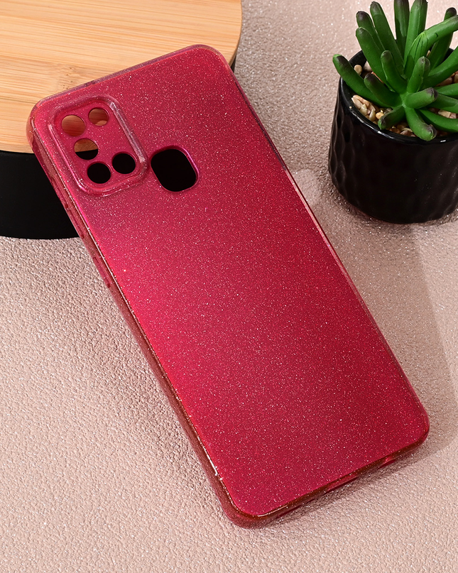 Torbica Sparkle Dust za Samsung A217F Galaxy A21s bordo