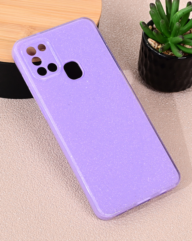 Torbica Sparkle Dust za Samsung A217F Galaxy A21s ljubicasta