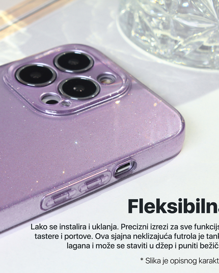 Torbica Sparkle Dust za Samsung A266B Galaxy A26 5G plava