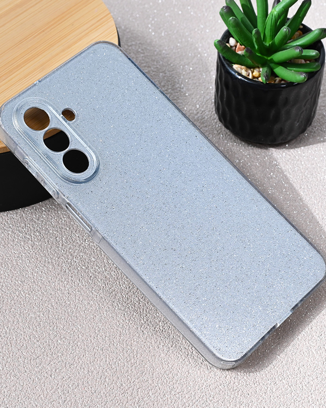 Torbica Sparkle Dust za Samsung A266B Galaxy A26 5G srebrna